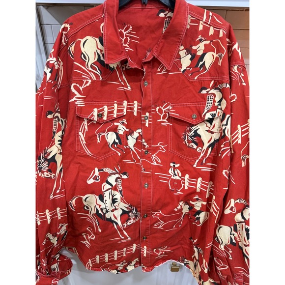 CR Western Pro Ropin and Ridin Red